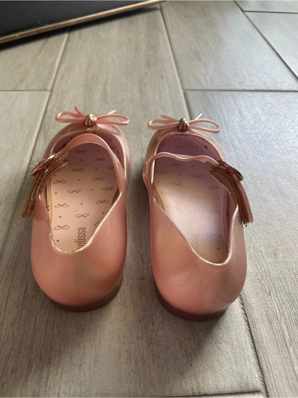 Mini Melissa Girls Sweet Love Flats - Toddler